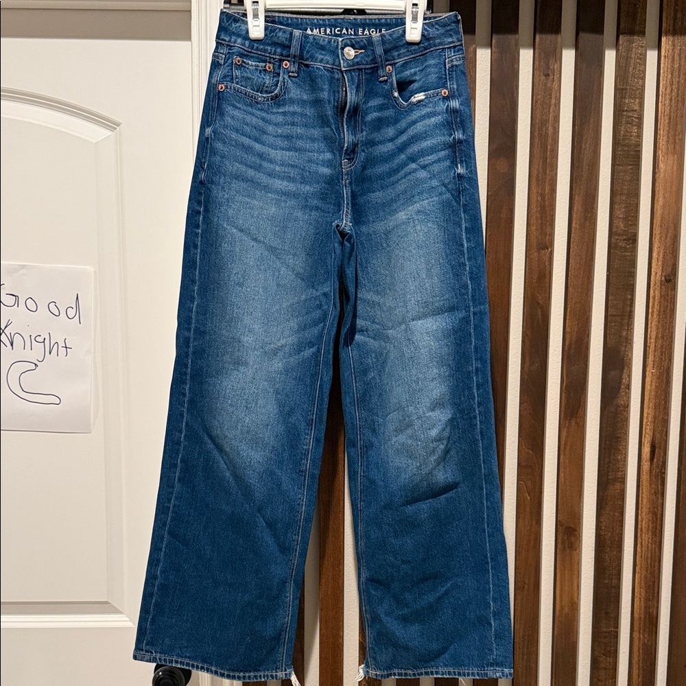 American Eagle Outfitters Super High-Rise Baggy Ankle